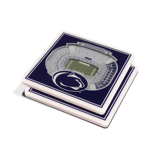 NCAA 3D StadiumView Coasters By Youthefan in Penn State Nittany Lions | 4" x 4" x 0.3125" | Michaels®